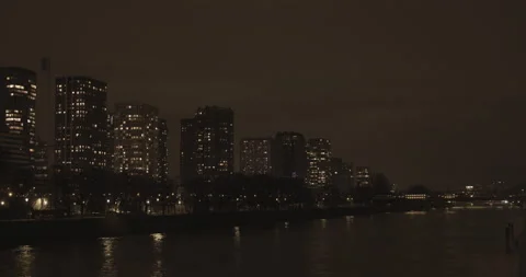 Paris cityscape at night. Stock Footage 168900238