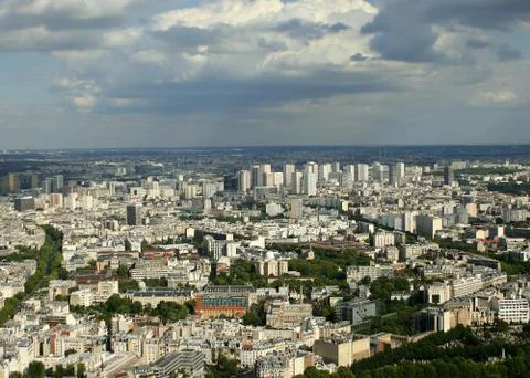 Paris cityscape Stock Photos
