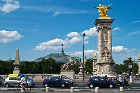 Paris cityscape Stock Photos