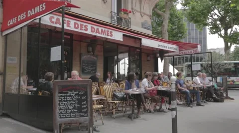 Paris - Classic Cafe Stock-Footage 40514445