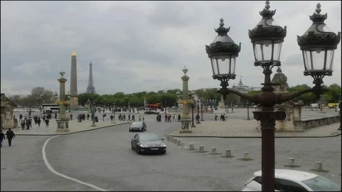 Paris, Concorde Stock Footage 89093347
