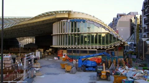 Paris, construction works Stock Footage 56583543