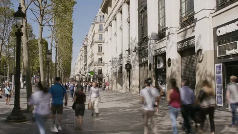 PARIS CROWD 04 Video stock 95164842