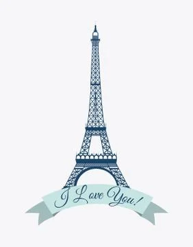 Paris design Illustrazione stock