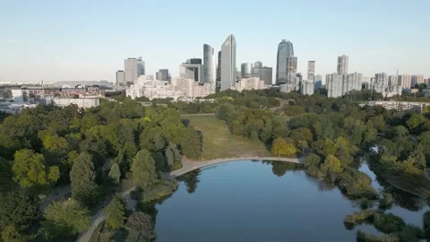 Paris by drone Stock Footage 230618881