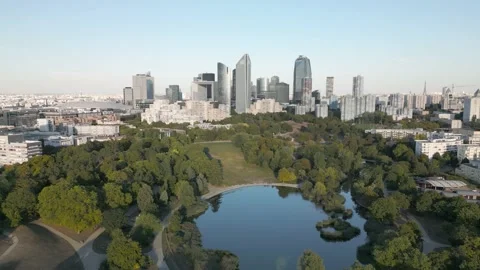 Paris by drone Stock Footage 230619018