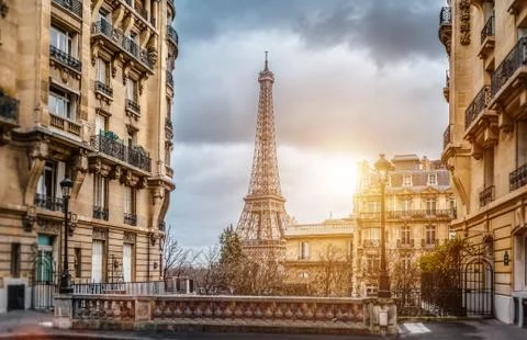 The Paris Eifel Tower Stock Photos