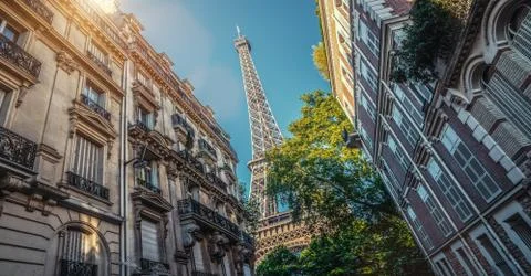 The Paris Eifel Tower Stock Photos