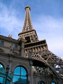 Paris eifel tower replica in las vegas nv. Stock Photos