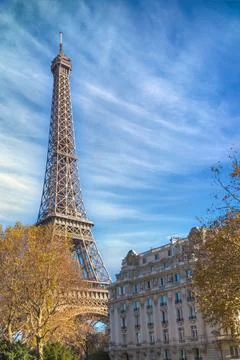 Paris, the Eiffel Tower in autumn
 Stock Photos