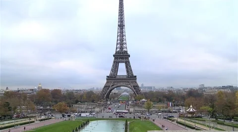 Paris -  Eiffel Tower Stock Footage 50363138