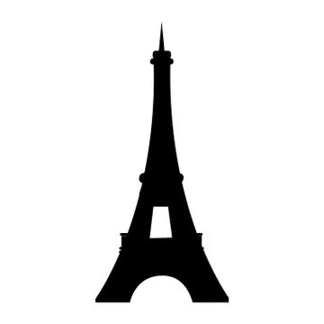 Paris eiffel tower イラスト素材