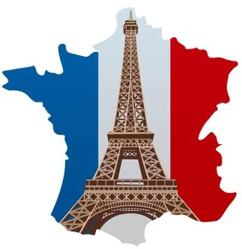 Paris eiffel tower Illustrazione stock