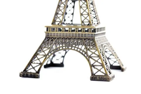 Paris eiffel tower model isolated 写真素材