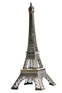 Paris eiffel tower model isolated 写真素材