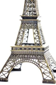 Paris eiffel tower model isolated 写真素材