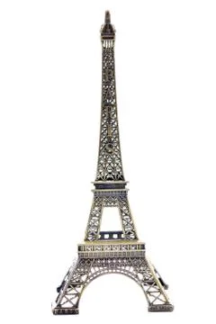 Paris eiffel tower model isolated 写真素材