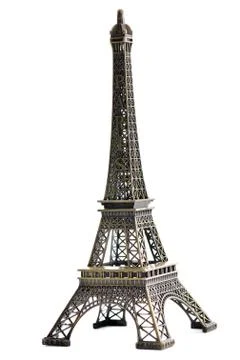 Paris eiffel tower model isolated 写真素材