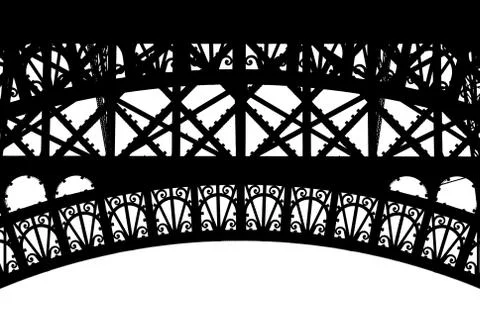 Paris, eiffel tower particular 스톡 사진