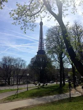 Paris - Eiffel Tower 库存照片