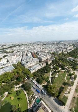 Paris from the Eiffel Tower Stock Photos