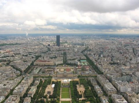 Paris from Eiffel Tower Foto stock