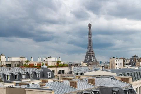 Paris, the Eiffel Tower 库存照片