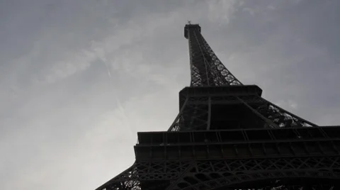 Paris EIFFEL TOWER timelapse Stock Footage 33261827