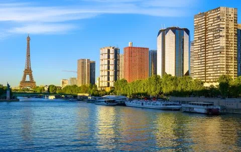 Paris in the evening Foto stock
