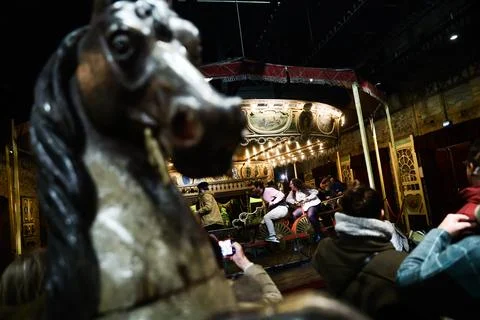Paris fairground museum marks 30th anniversary, France - 26 Dec 2025 Stock-Fotos