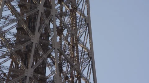 Paris' famous Eiffel Tower Stock Footage 65320129