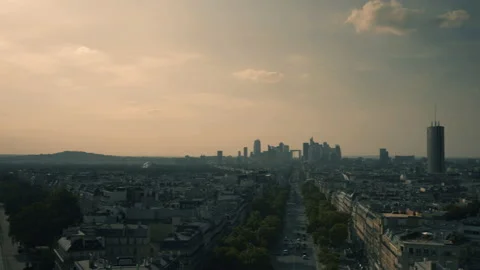 Paris Financial District | 4K Stock Footage 219717600