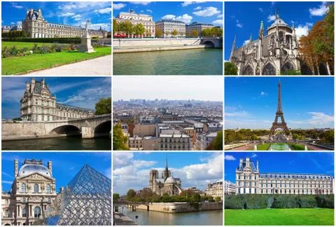 Paris in France Stock Illustration