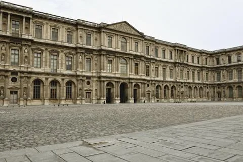 Paris - France Musee du Louvre Stock Photos