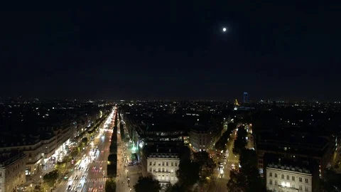 Paris Moon Stock Video Footage | Royalty Free Paris Moon Videos | Pond5