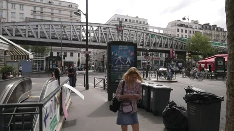 Paris gets ready to host the 2024 Olympic Games Stock-Footage 280080824
