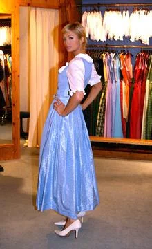  Paris Hilton modelling dresses for a clothes shop in Munich, Germany - 14... Stock Photos