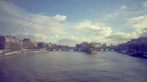 Paris - Île de la Cité Stock Footage 54100502