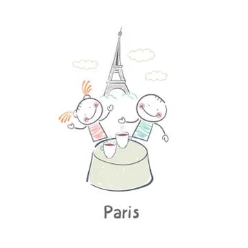 Paris Stock Illustration