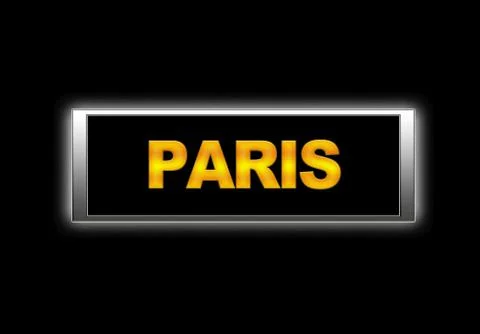 Paris. Illustrazione stock