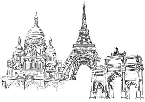 Paris 스톡 일러스트