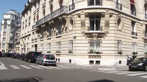 Paris Intersection 7th Arrondissement Stock Footage 41772710