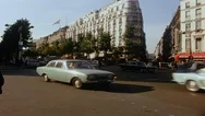 Paris Intersection In France 1960S Stock Footage