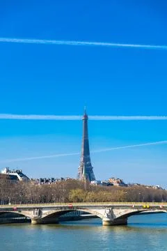 Paris, the Invalides bridge Stock Photos