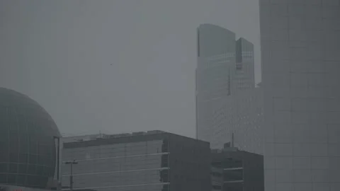 Paris, La Defense 3 Stockbeeldmateriaal 228823310