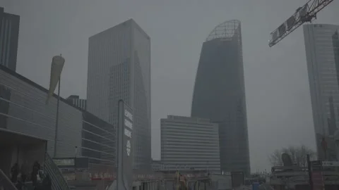 Paris, La Defense Stock Footage 228823315
