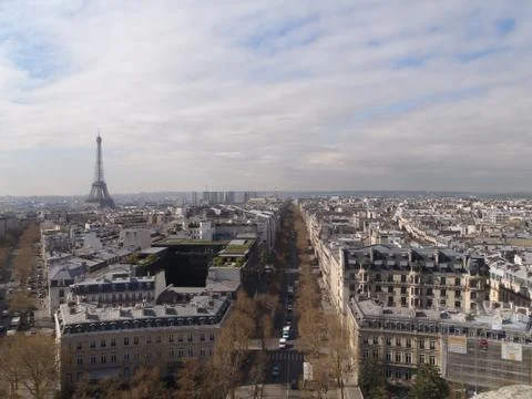 Paris Landscape 스톡 사진