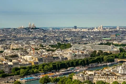 Paris landscape Stock Photos