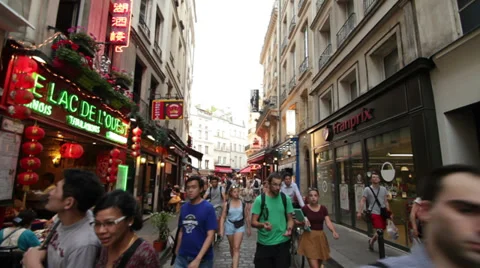 Paris Latin Quarter #1 Stock Footage 32248657