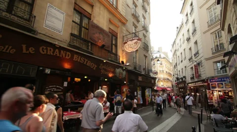 Paris Latin Quarter #2 Stock Footage 32246209